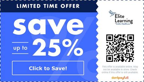 Elite learning promo code - Online shopping makes commerce convenient and fun. If you’re willing to put up with getting additional emails, signing up for email lists for your favorite retailers can pay off in...